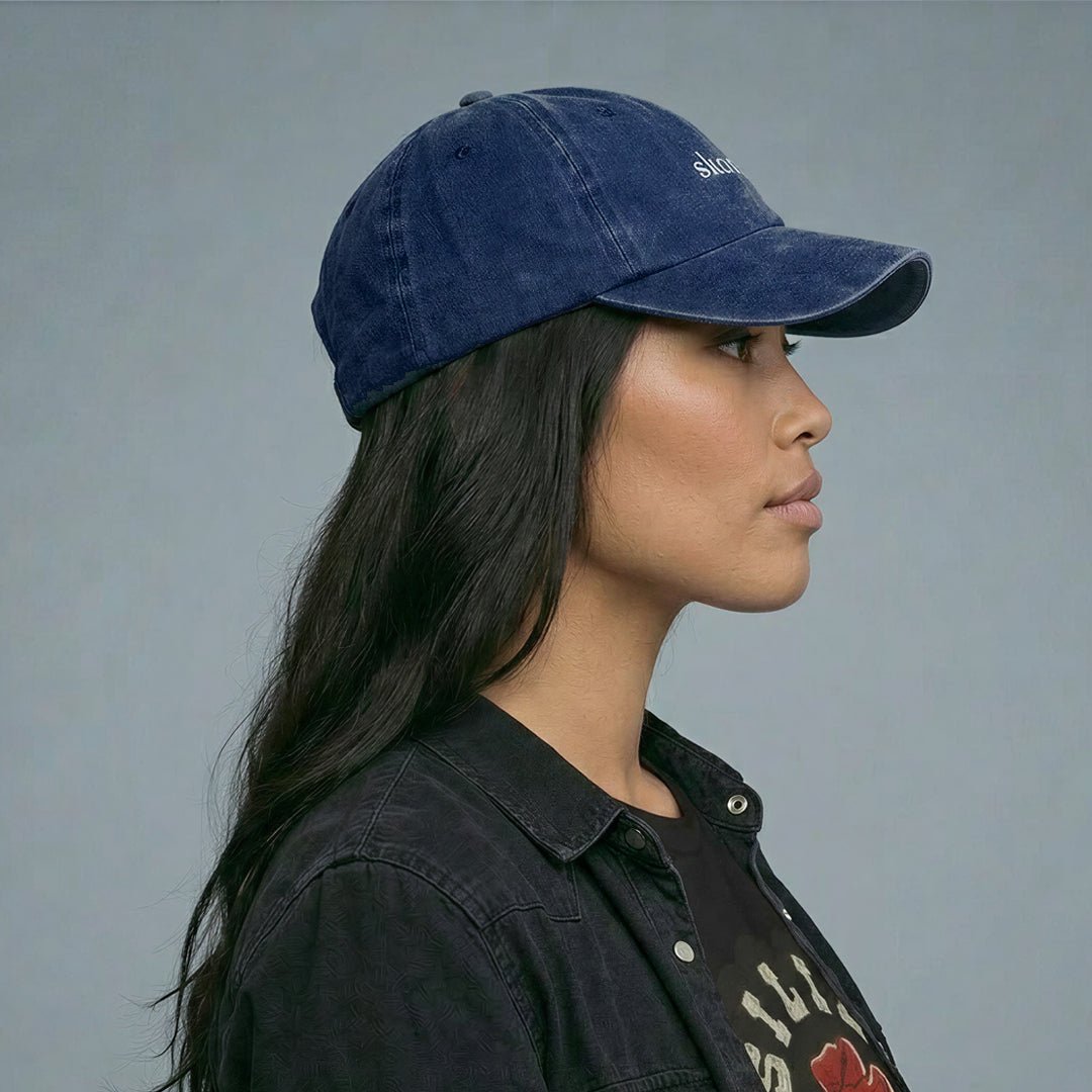 SKODEN Washed Navy Dad Hat