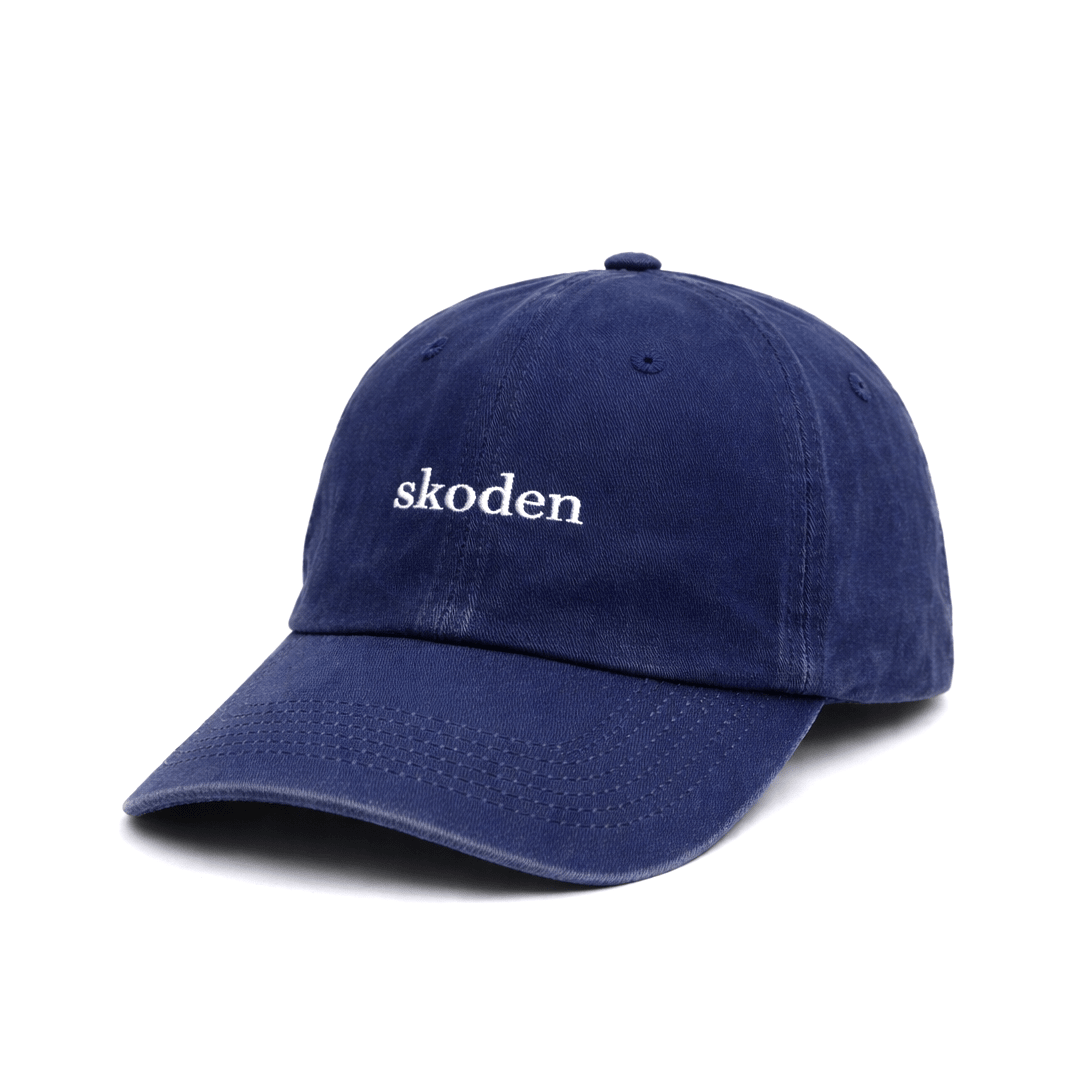 SKODEN Washed Navy Dad Hat