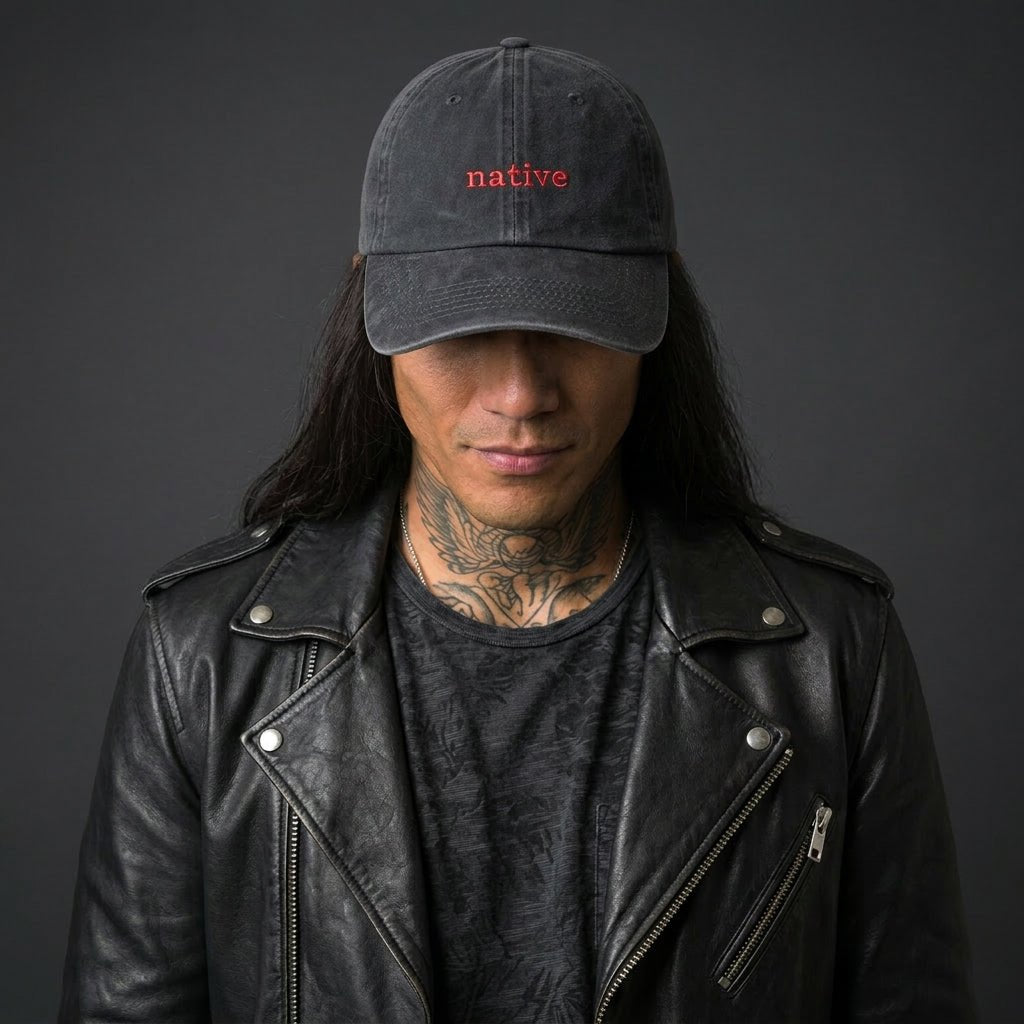 NATIVE Black Dad Hat